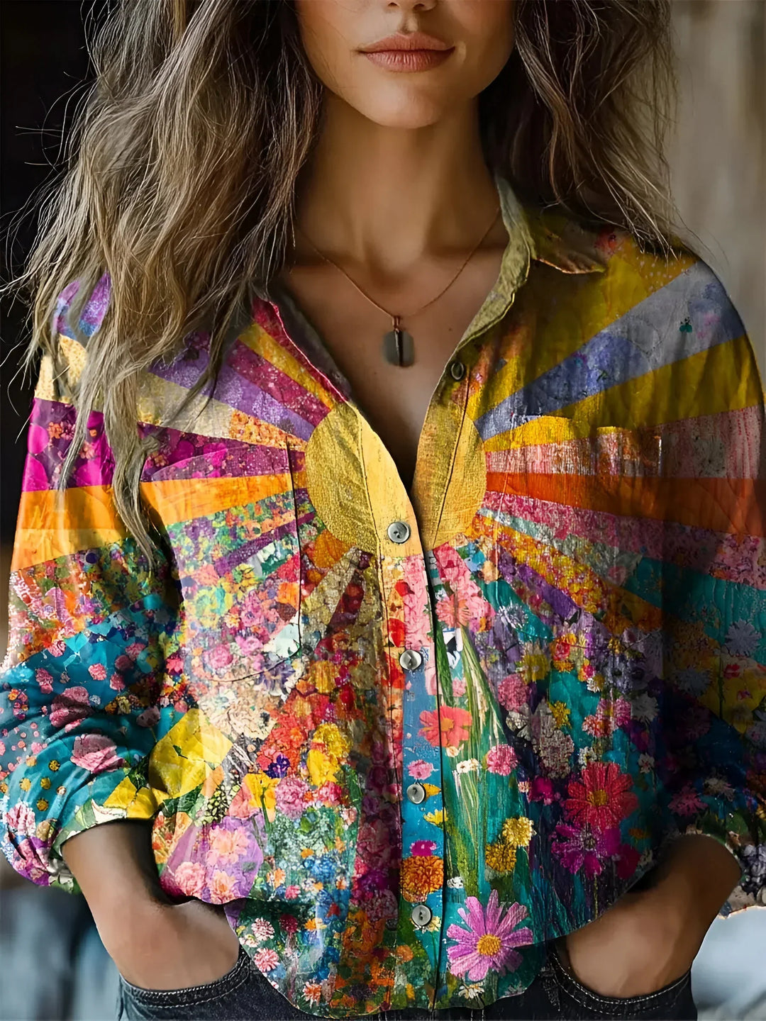 BEATRIZ® | Blusa Radiante Girasole