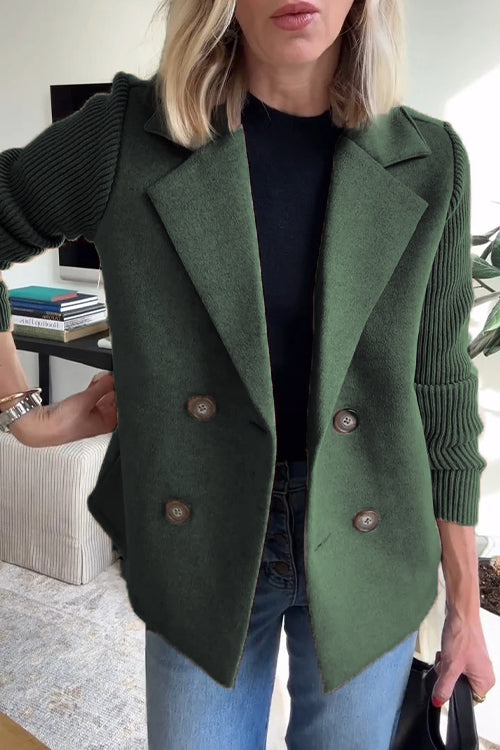 Delfina® | Blazer Elegante con Maniche in Maglia