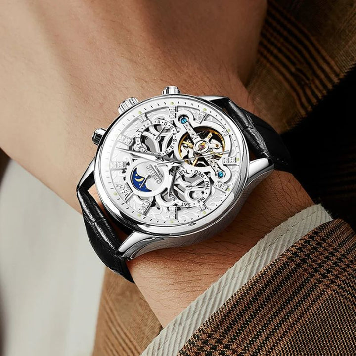 Fritz® | Orologio Meccanico Automatico con Cinturino in Pelle™