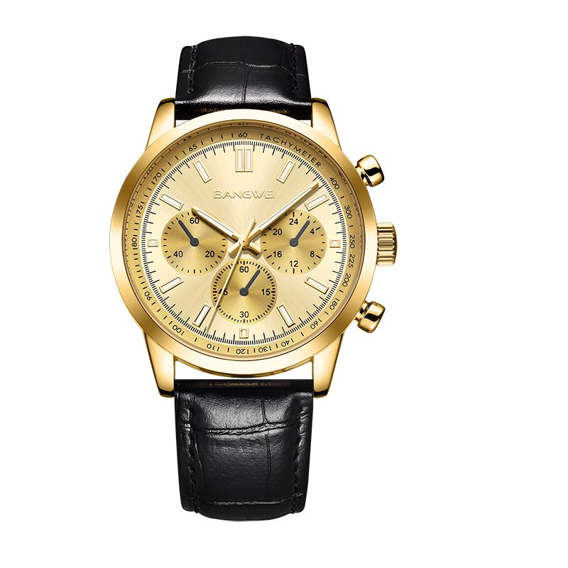 Alfred® | Orologio Quarzo in Pelle Sportivo Casual Militare