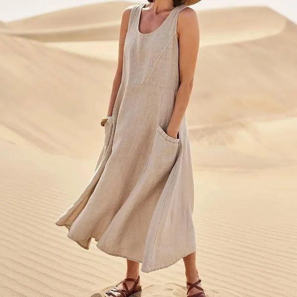Carlotta™️ | vestito estivo in lino fresco