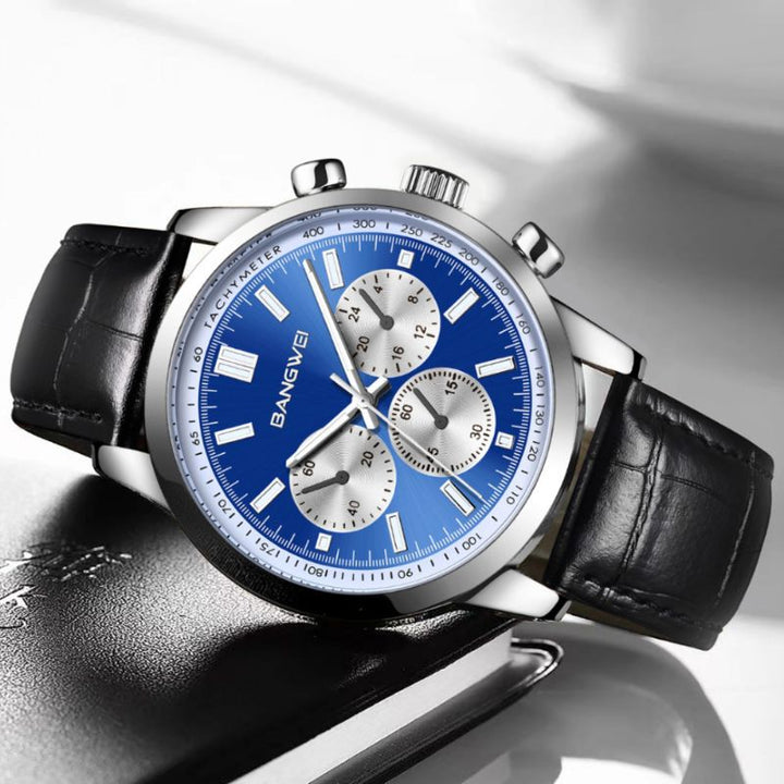 Alfred® | Orologio Quarzo in Pelle Sportivo Casual Militare
