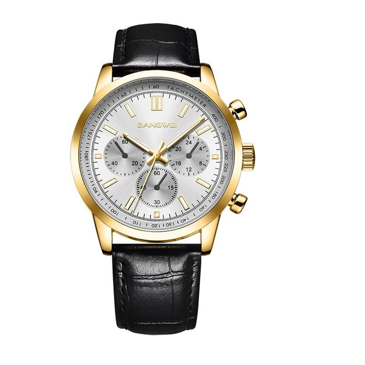 Alfred® | Orologio Quarzo in Pelle Sportivo Casual Militare