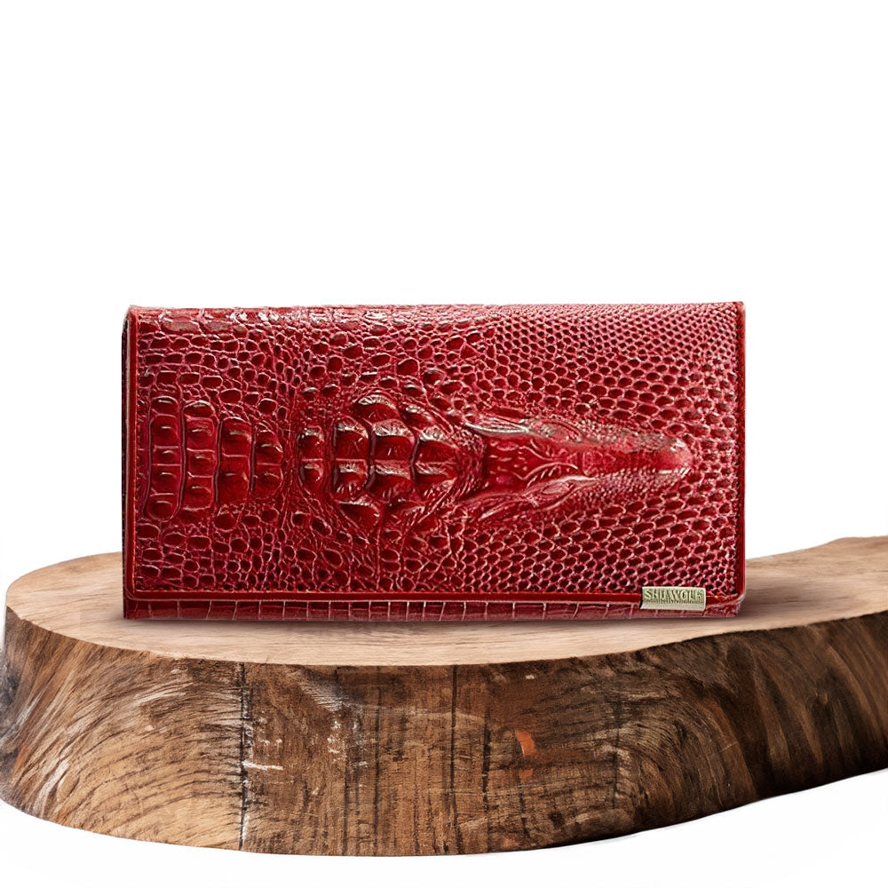 Fioretta® | Elegante Portafoglio RFID Embossato