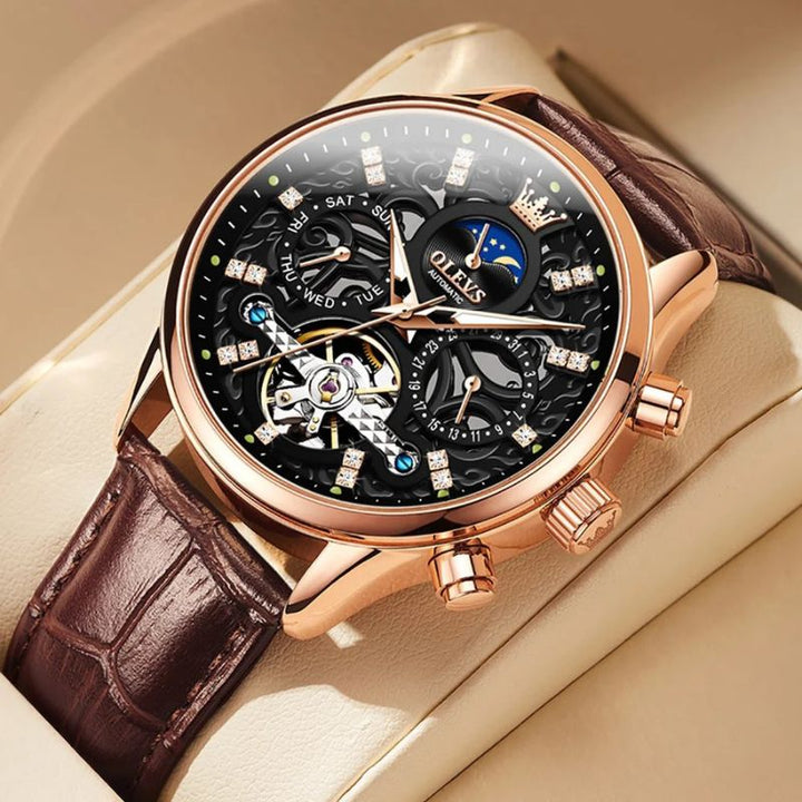 Fritz® | Orologio Meccanico Automatico con Cinturino in Pelle™