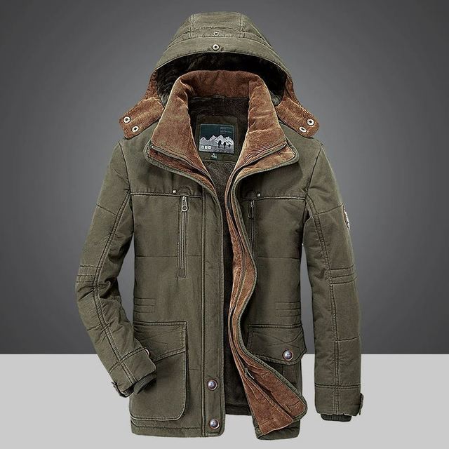 Marino® | Parka invernale termico da uomo con diverse tasche