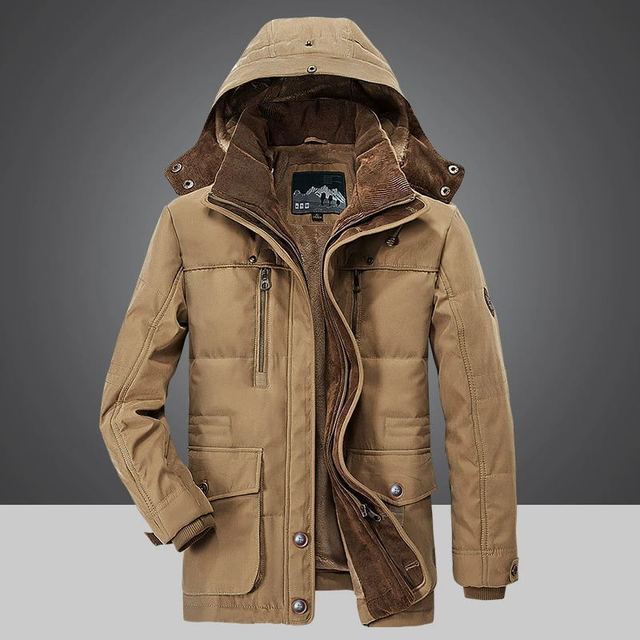 Marino® | Parka invernale termico da uomo con diverse tasche