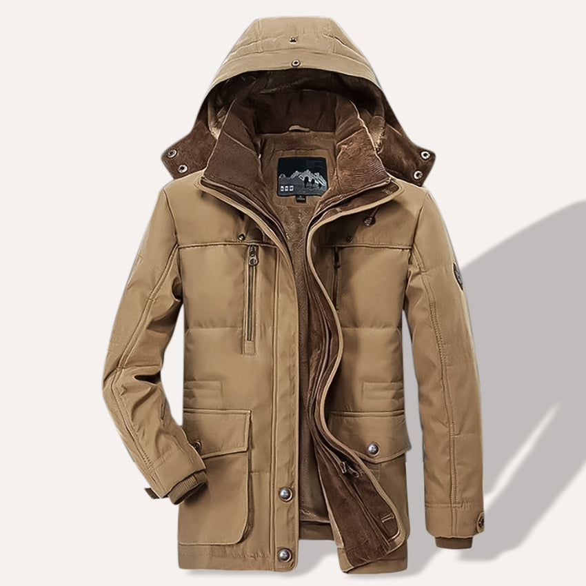 Marino® | Parka invernale termico da uomo con diverse tasche