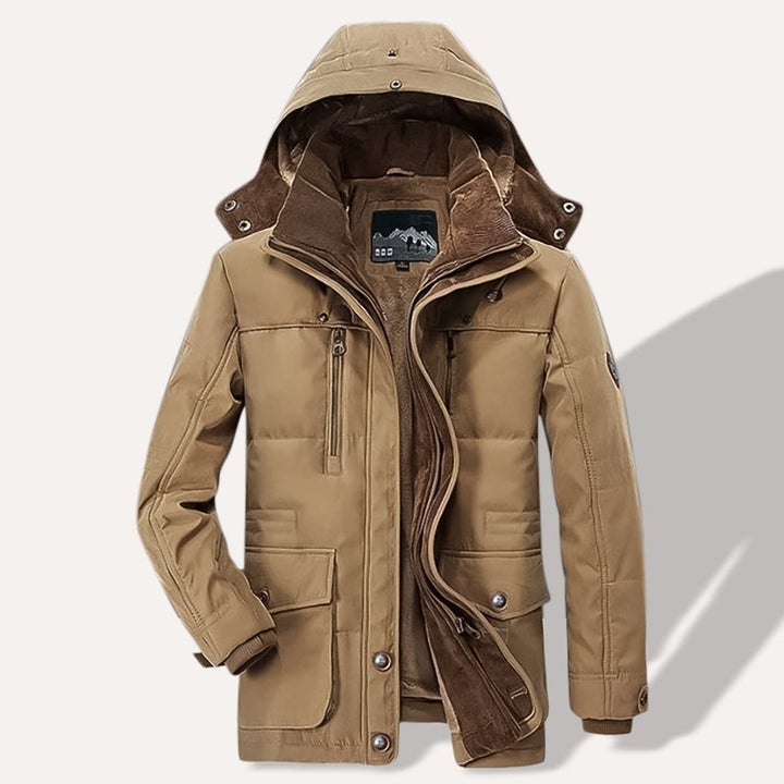 Marino® | Parka invernale termico da uomo con diverse tasche