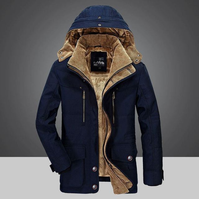 Marino® | Parka invernale termico da uomo con diverse tasche