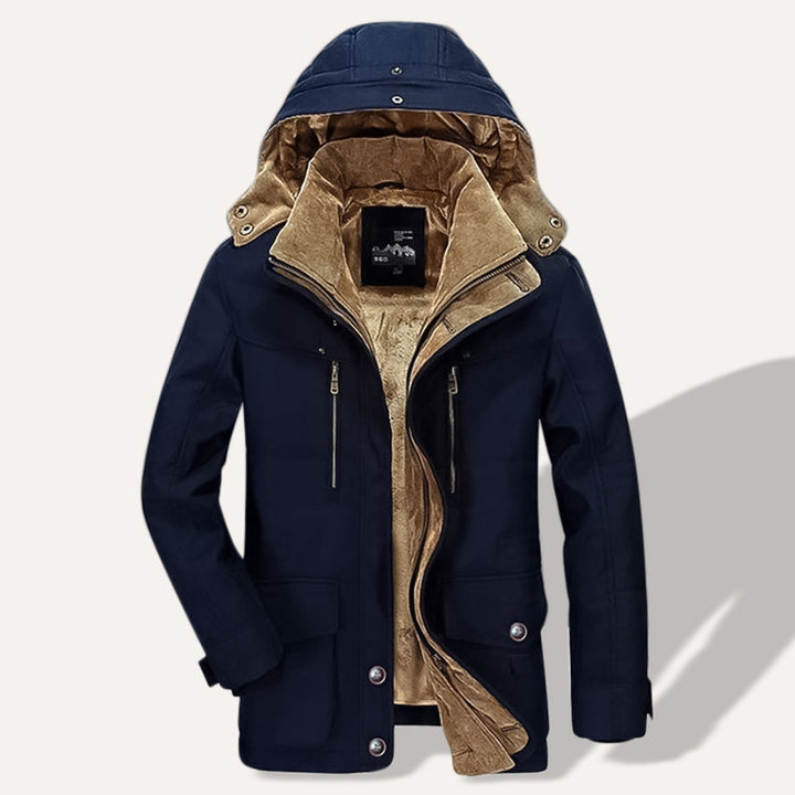 Marino® | Parka invernale termico da uomo con diverse tasche