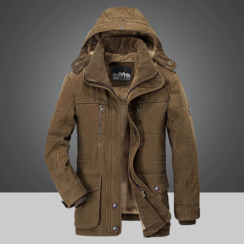 Marino® | Parka invernale termico da uomo con diverse tasche