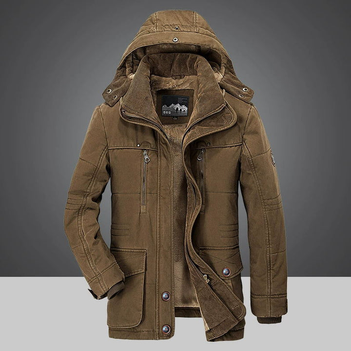 Marino® | Parka invernale termico da uomo con diverse tasche
