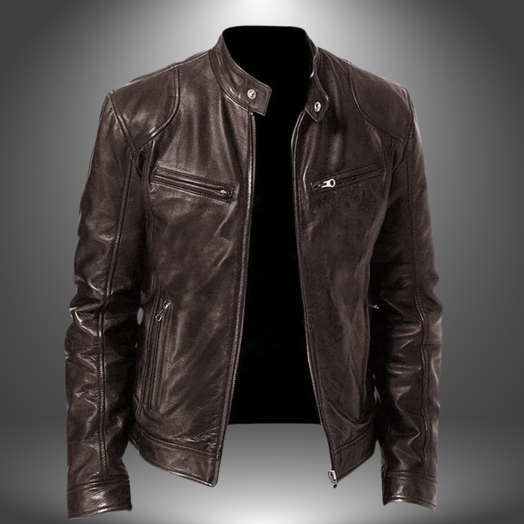Alessandro® | Giacca in pelle fatta a mano per uomini