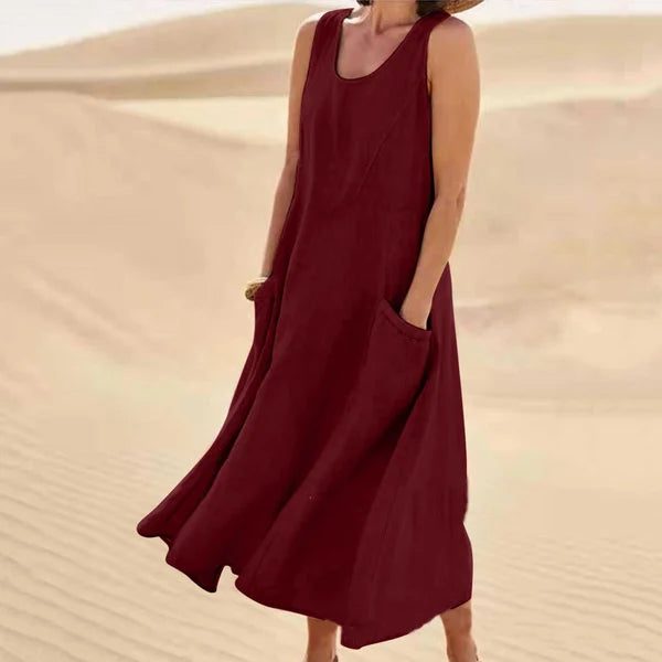 Carlotta™️ | vestito estivo in lino fresco