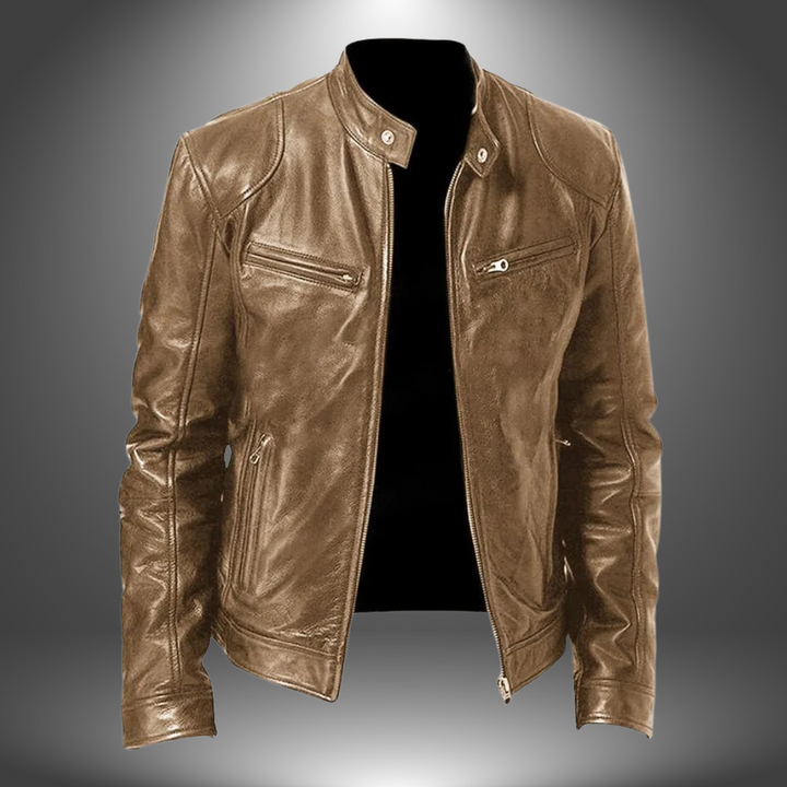 Alessandro® | Giacca in pelle fatta a mano per uomini