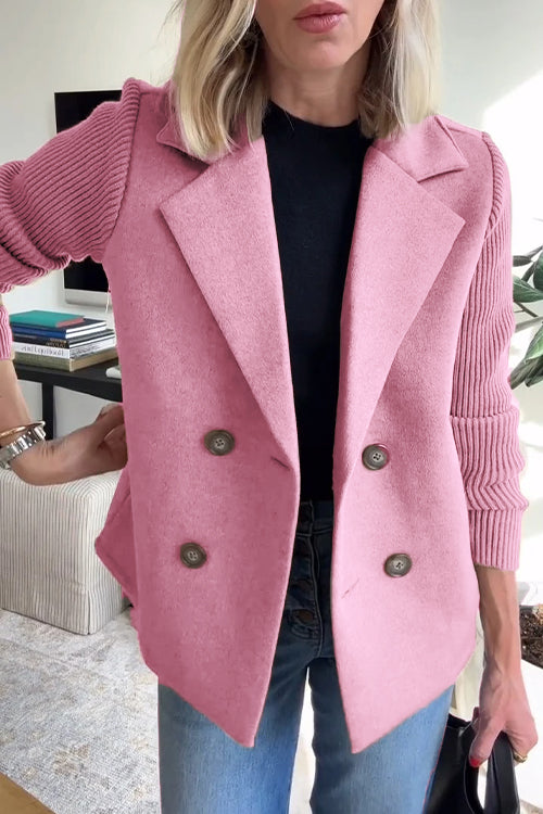 Delfina® | Blazer Elegante con Maniche in Maglia