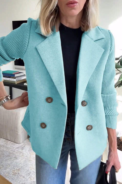 Delfina® | Blazer Elegante con Maniche in Maglia