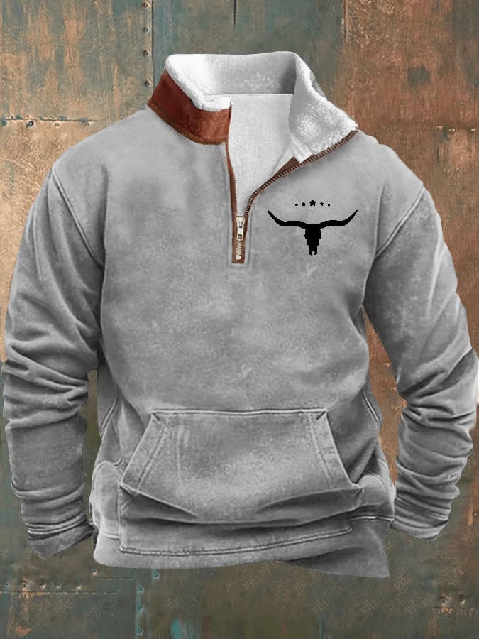Daniel® | Maglione Vintage Western da Uomo a Maniche Lunghe