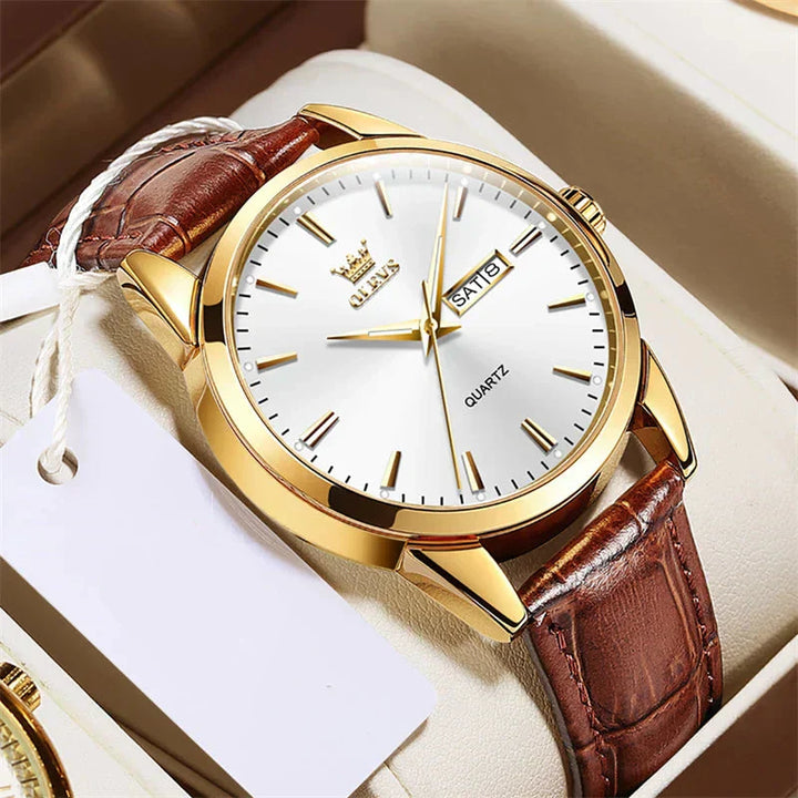 Dietmar® | Orologio da polso in pelle di lusso