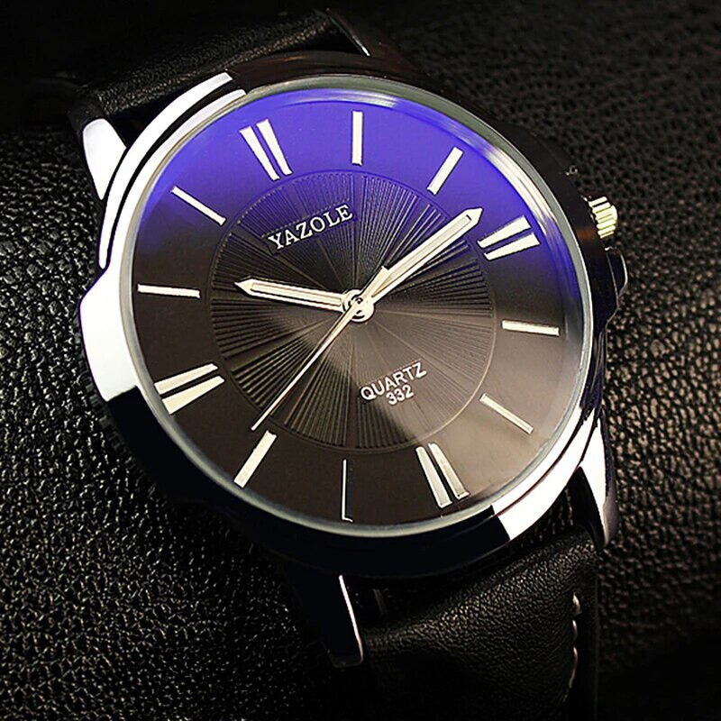 Arno® | Orologio in pelle con vetro blu lussuoso™