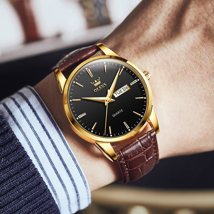 Dietmar® | Orologio da polso in pelle di lusso