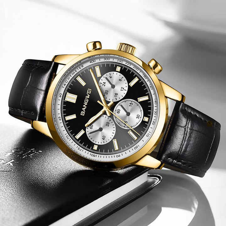 Alfred® | Orologio Quarzo in Pelle Sportivo Casual Militare