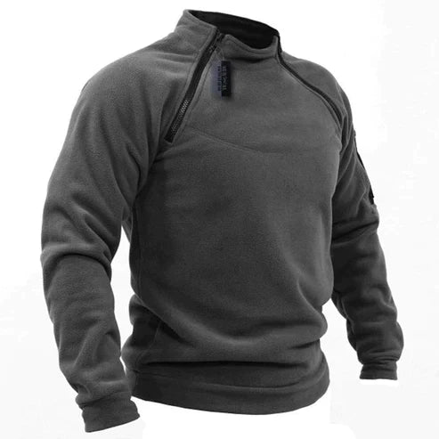 Savino® | Pullover in Fleece Stile Militare