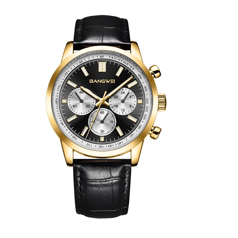 Alfred® | Orologio Quarzo in Pelle Sportivo Casual Militare