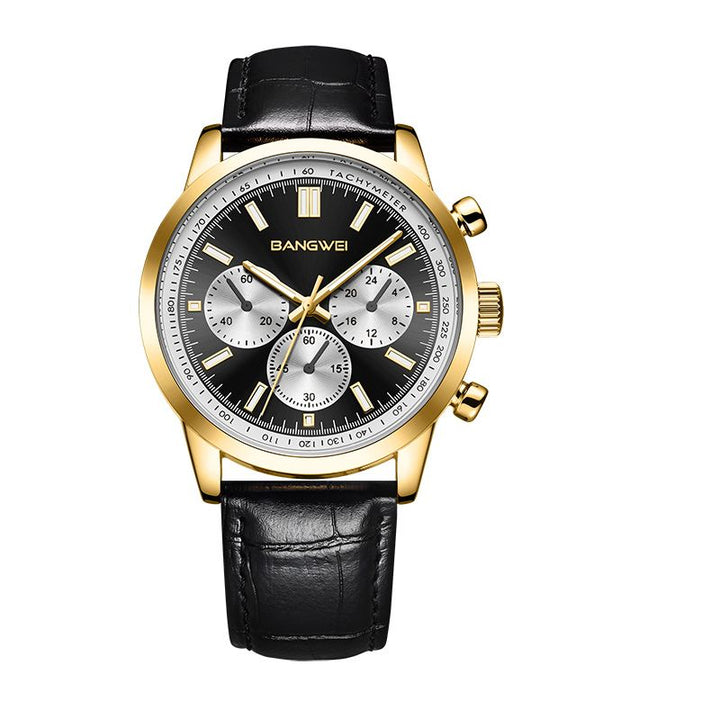 Alfred® | Orologio Quarzo in Pelle Sportivo Casual Militare