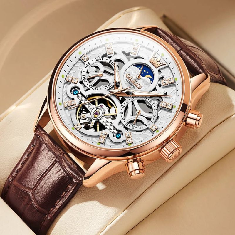 Fritz® | Orologio Meccanico Automatico con Cinturino in Pelle™