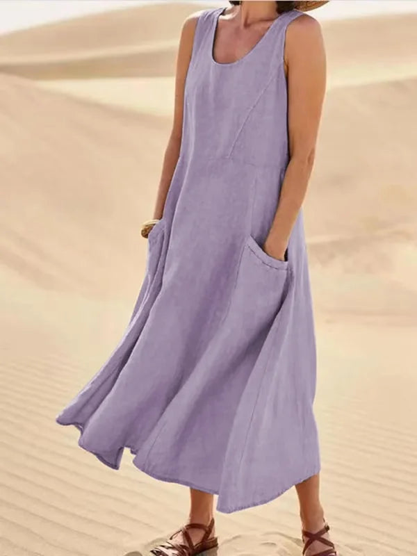 Carlotta™️ | vestito estivo in lino fresco