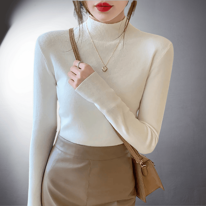 Albina® | Maglione a collo alto in cashmere premium