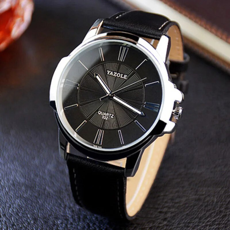 Arno® | Orologio in pelle con vetro blu lussuoso™