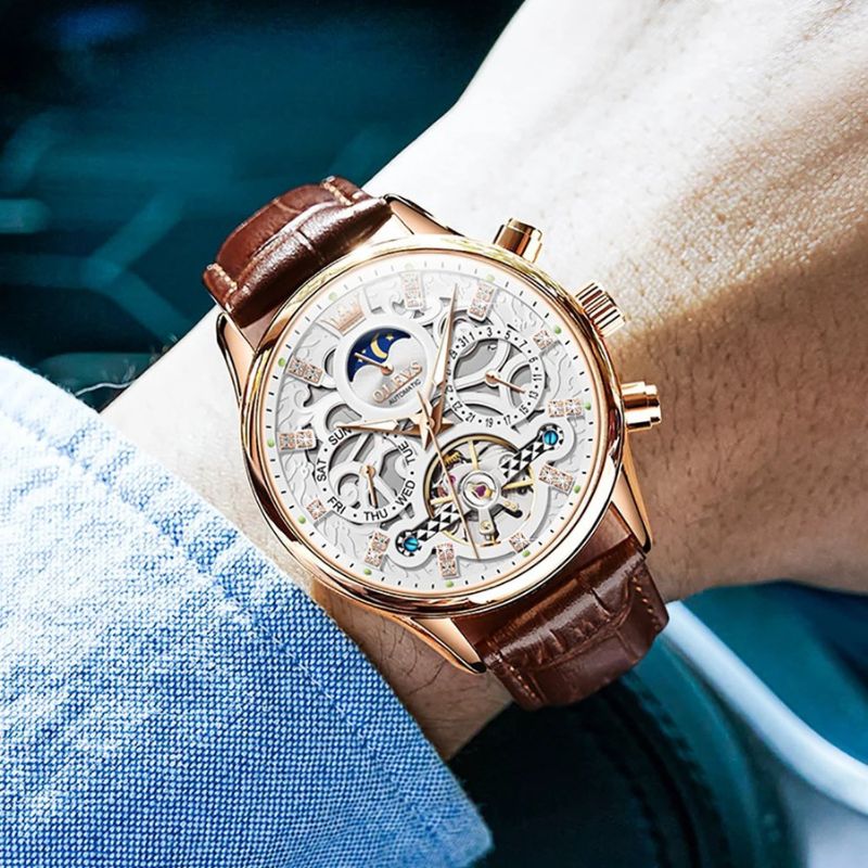 Fritz® | Orologio Meccanico Automatico con Cinturino in Pelle™