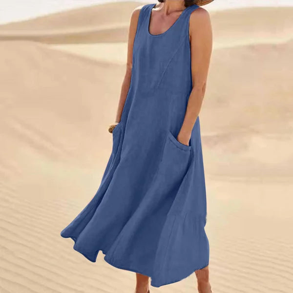 Carlotta™️ | vestito estivo in lino fresco