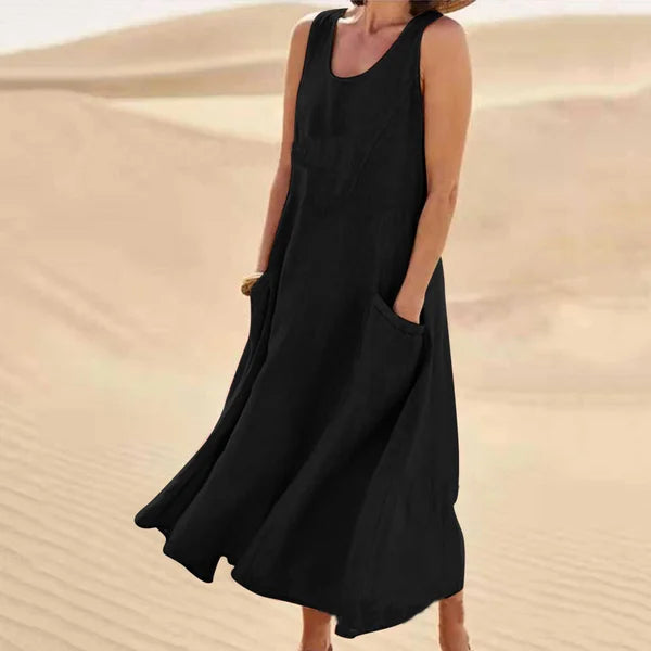 Carlotta™️ | vestito estivo in lino fresco