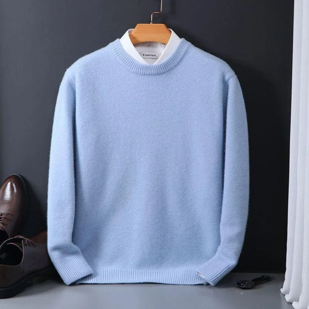 Venerio® | Maglione in Cashmere a Collo Rotondo