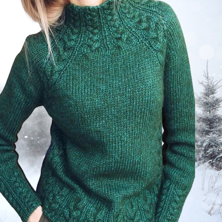 Nicoletta® | Elegante Maglione a Collo Alto