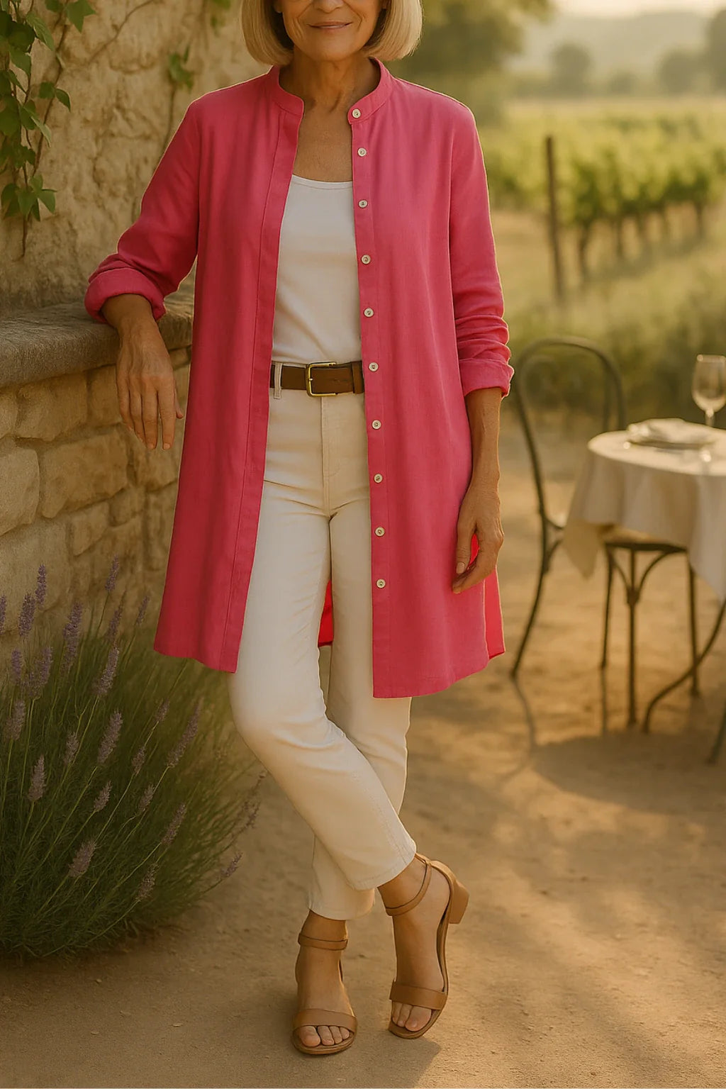Fiorella® | Camicia Svasata in Cotone