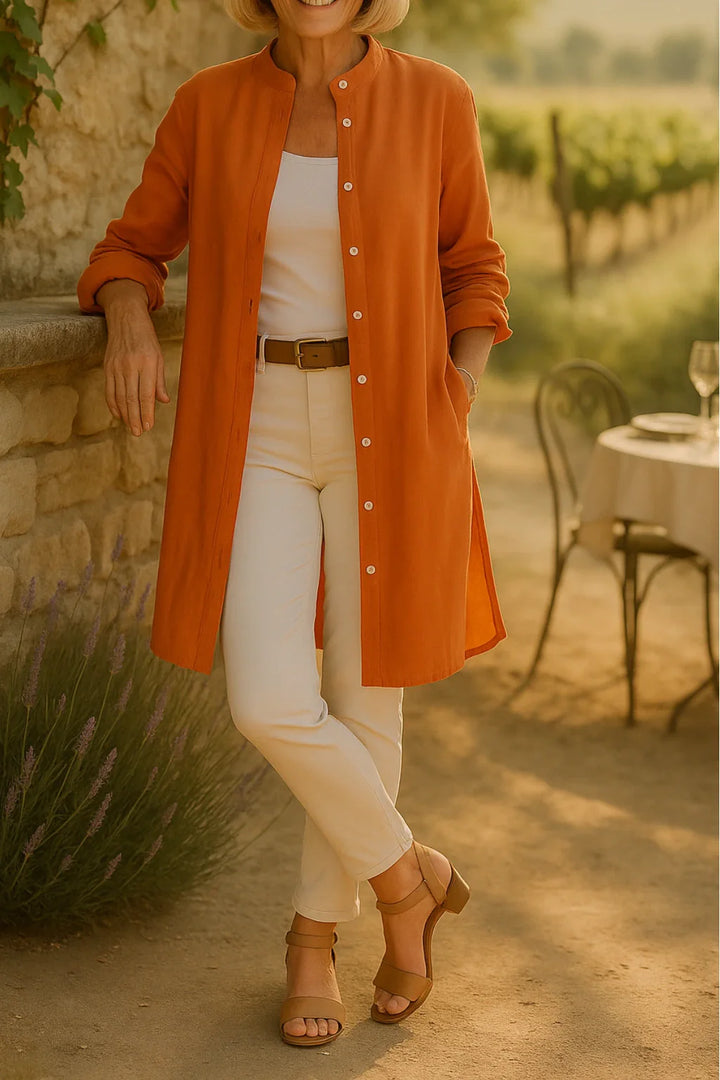 Fiorella® | Camicia Svasata in Cotone