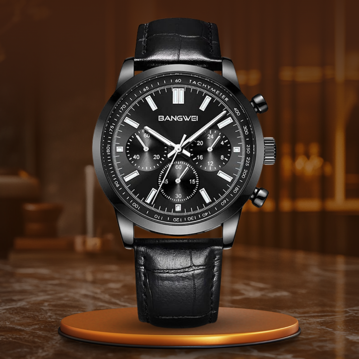 Alfred® | Orologio Quarzo in Pelle Sportivo Casual Militare