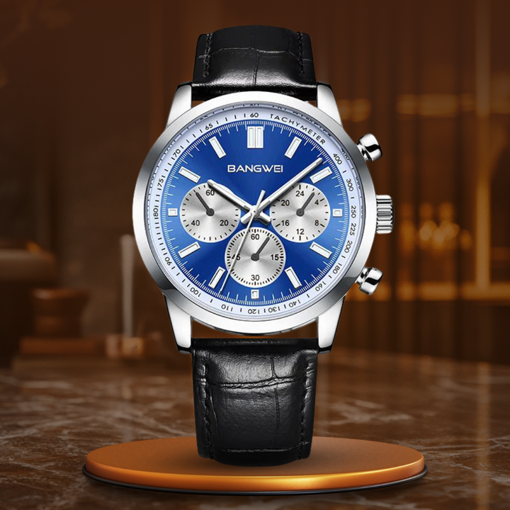 Alfred® | Orologio Quarzo in Pelle Sportivo Casual Militare