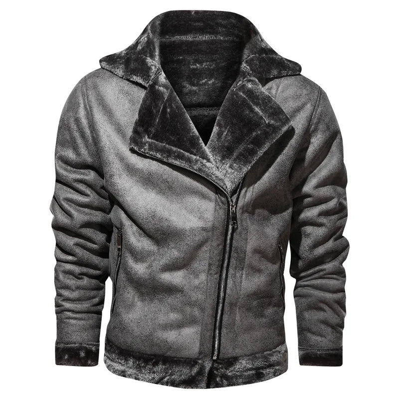 Diego® | Giacca in pelle premium con fodera