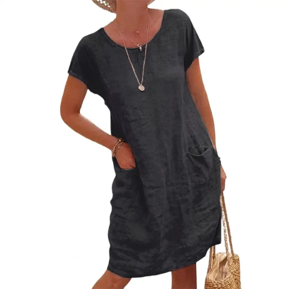 Livia® | Abito Lungo Donna Vintage al Ginocchio