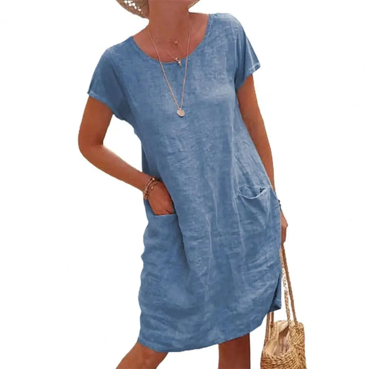 Livia® | Abito Lungo Donna Vintage al Ginocchio