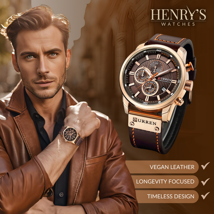 Milan® | Elegante Orologio al Quarzo con Cinturino in Pelle™