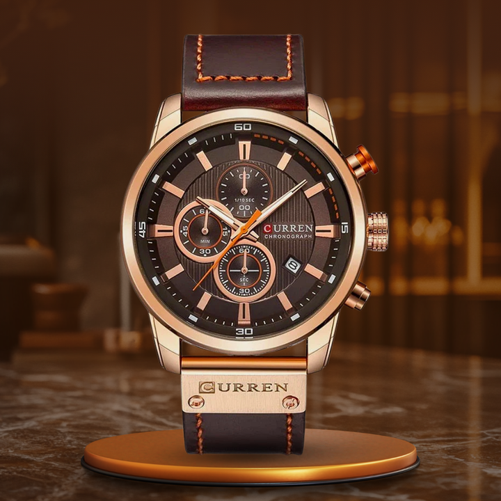 Milan® | Elegante Orologio al Quarzo con Cinturino in Pelle™