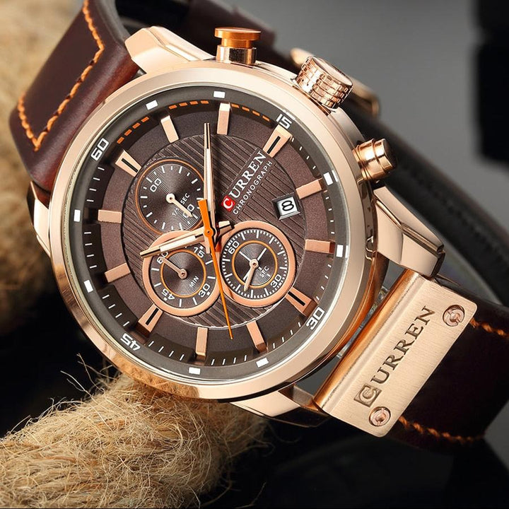 Milan® | Elegante Orologio al Quarzo con Cinturino in Pelle™