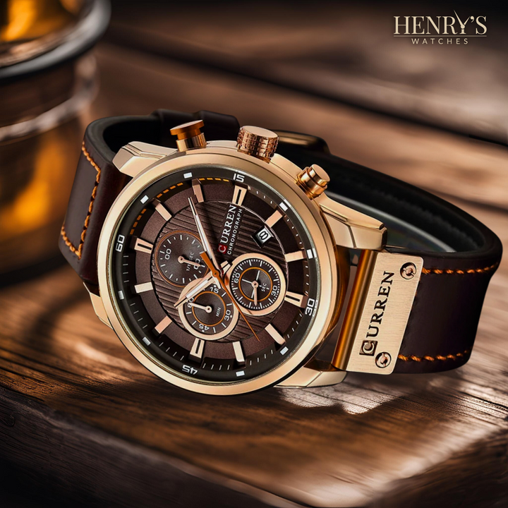 Milan® | Elegante Orologio al Quarzo con Cinturino in Pelle™